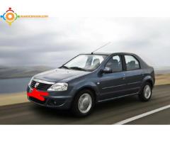 Voiture Dacia Logan Modele 2009 Gris Noir