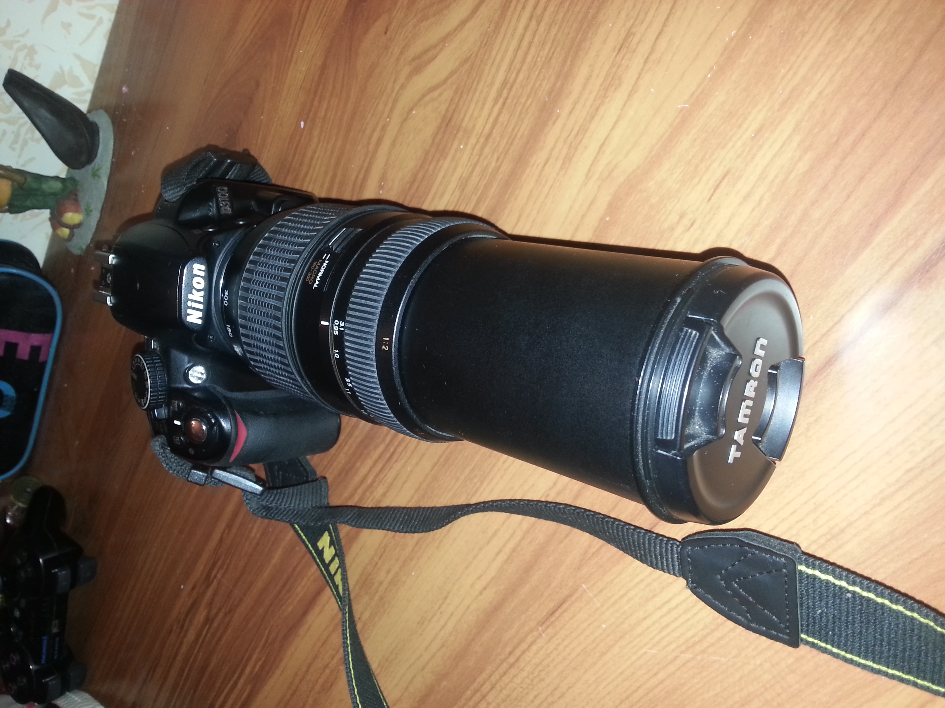 Nikon D3100 avec objectif 70-300 mm