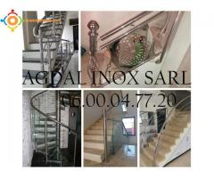 tous travaux d'inox et vere