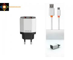 Boite+Câble+Chargeur ultra rapide Double sortie USB Fast Charger
