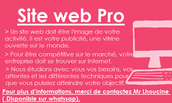 Création site Web Pro et hébérgement à moitié prix