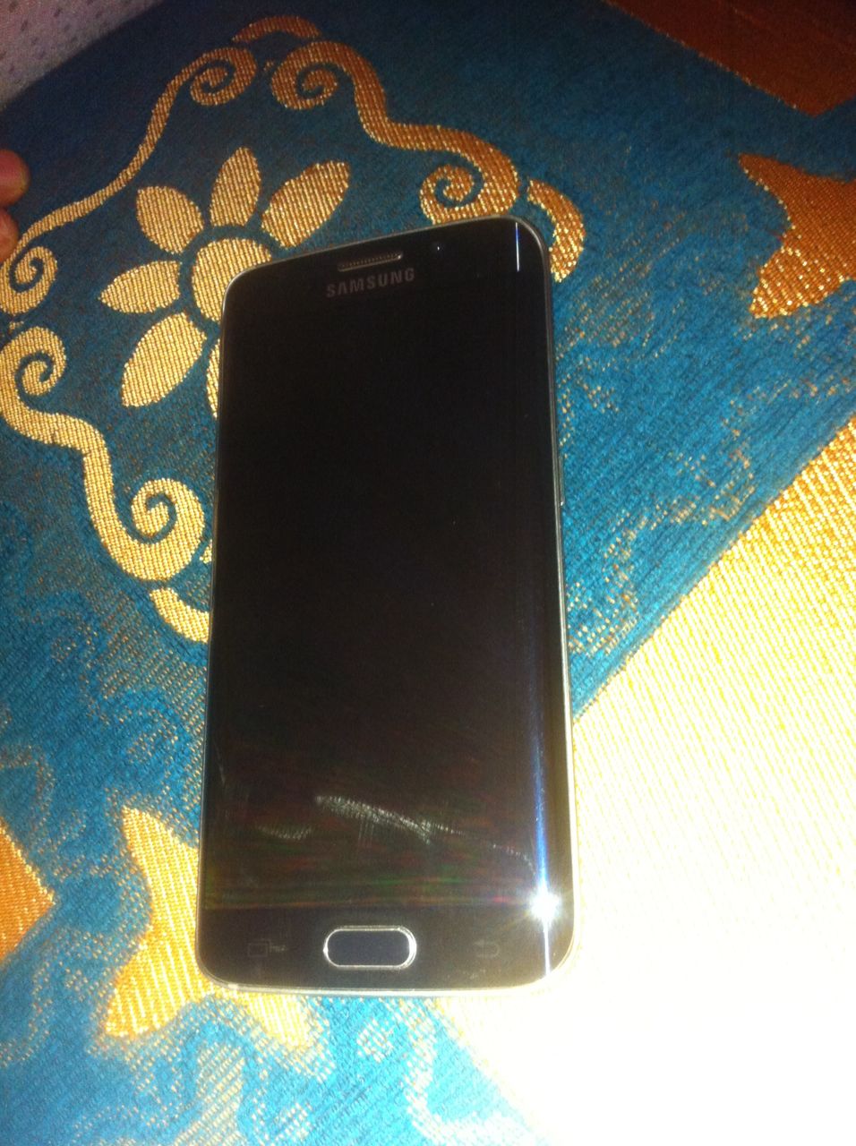 Samsung S6 Edge Bleu