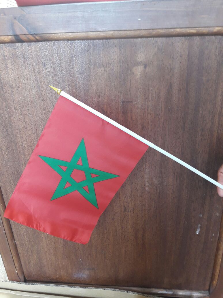 Drapeaux Marocains en Gros partout au Maroc