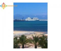 Location Appart Meublé Haut Standing sur Corniche Tangéroise vue sur Mer