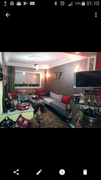 bel appartement de supp;90 m² a rabat