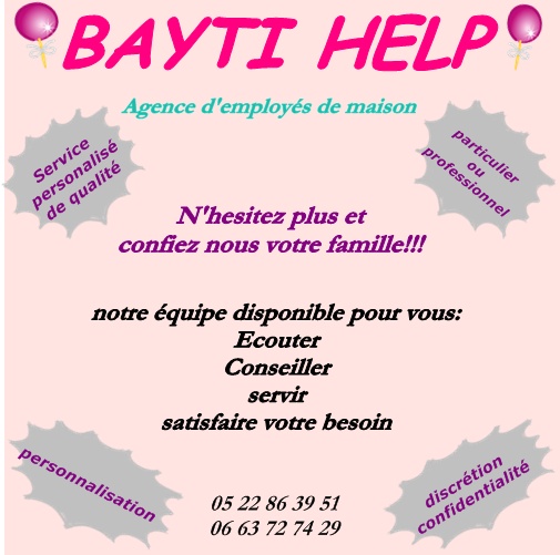 baby siter ivoirienne chez bayti help