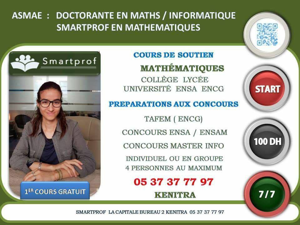 cours de soutien en mathématiques