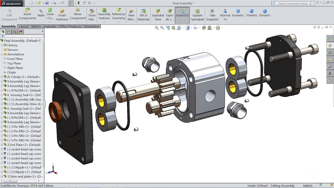 Cours à domicile sur logiciel Solidworks