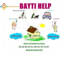 femmes de ménage qui sait cuisiner chez bayti help