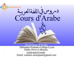 Arabe ET Soutien scolaire A domiciles: CP, CE1, CE2, CM1, CM2