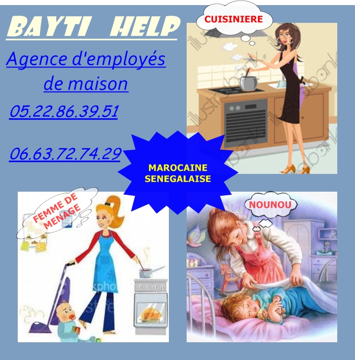 femmes de ménage nounous chez bayti help