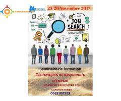 Séminaire de formation à Casablanca : techniques de recherche d'emploi :