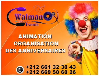 Animation et Organisation des Anniversaires à Casablanca 0661323043