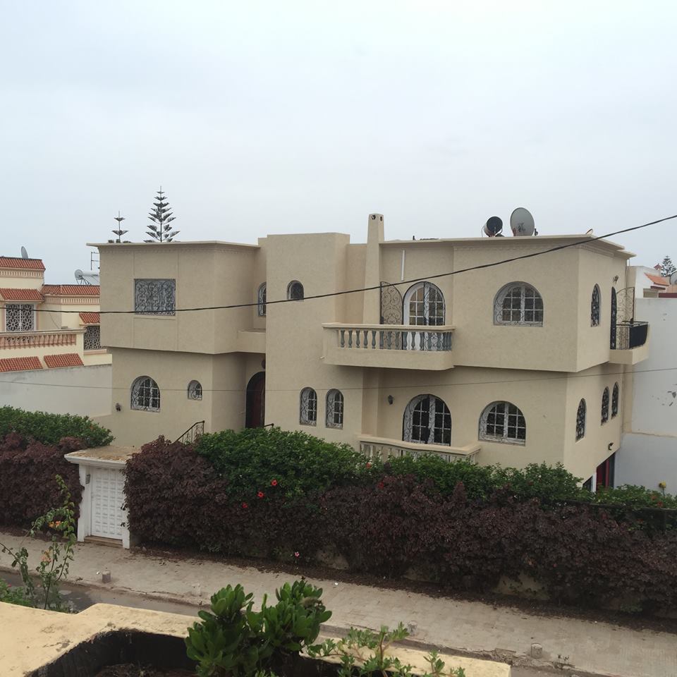 vente a dar bouazza casablanca villa sur 400 m2 de terrain