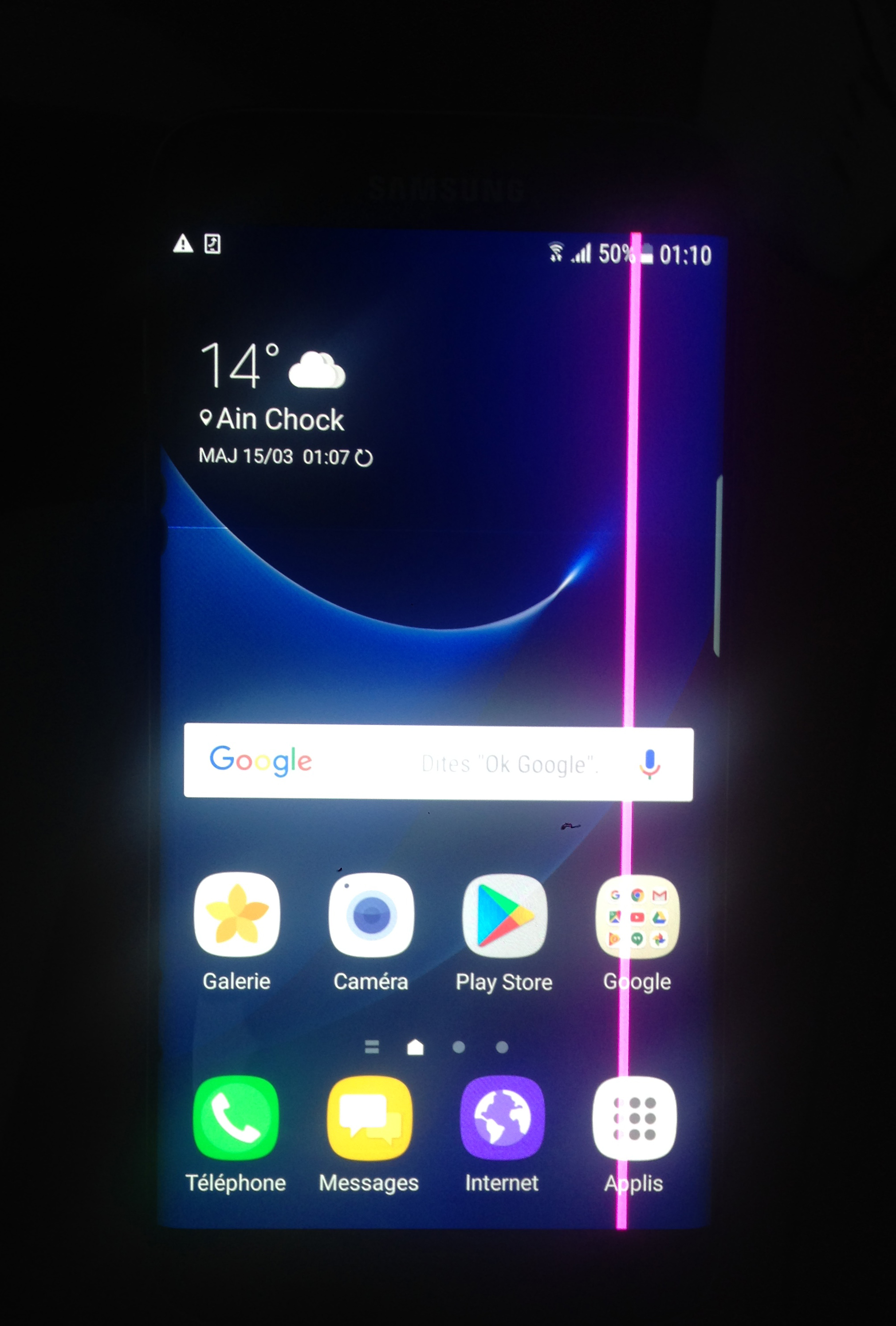 Samsung Galaxy S7 Edge Noir 32Go avec accessoires