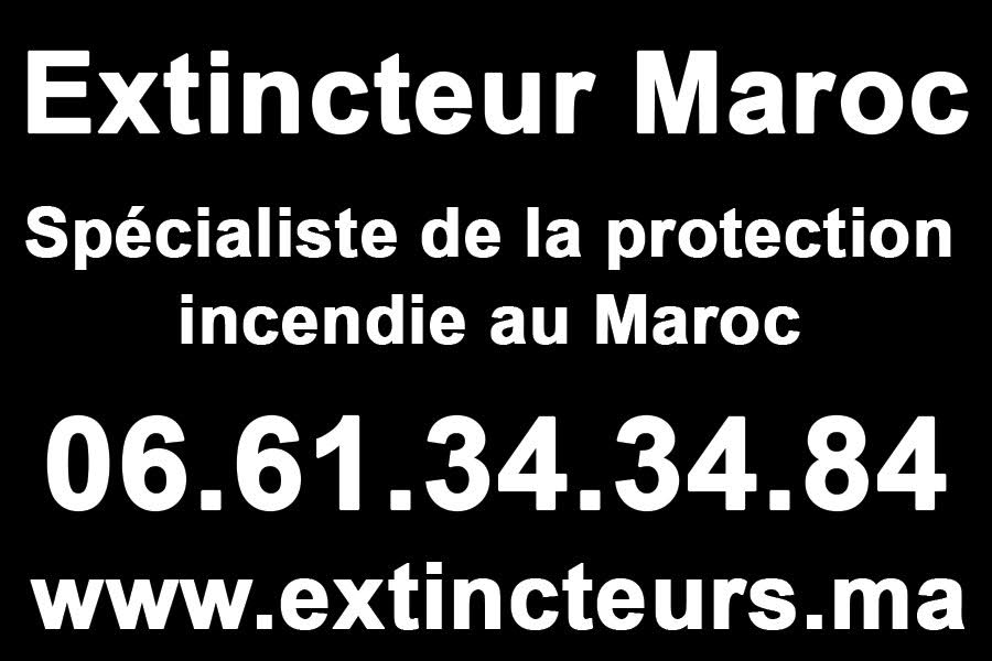 Extincteur maroc Marrakech