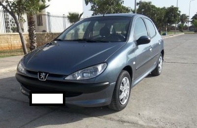 Vente 206 Hdi modèle 2007 infé 73000Km à Casa au prix de 83000