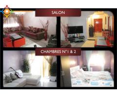 Appartement 86m² +6m² avec 3 Chambres + Salon