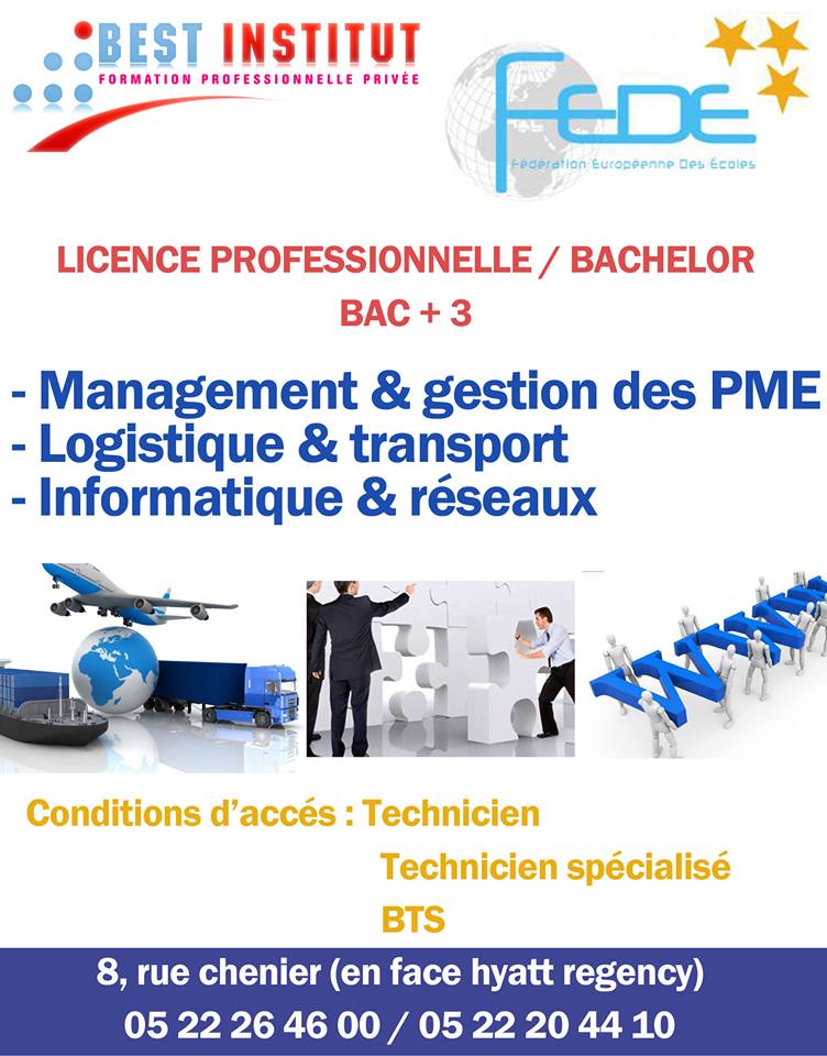 Formation titrée licence