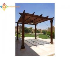 pergolas en bois traité sur mesure