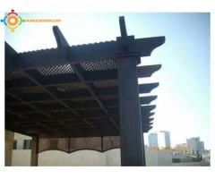 pergolas en bois traité sur mesure