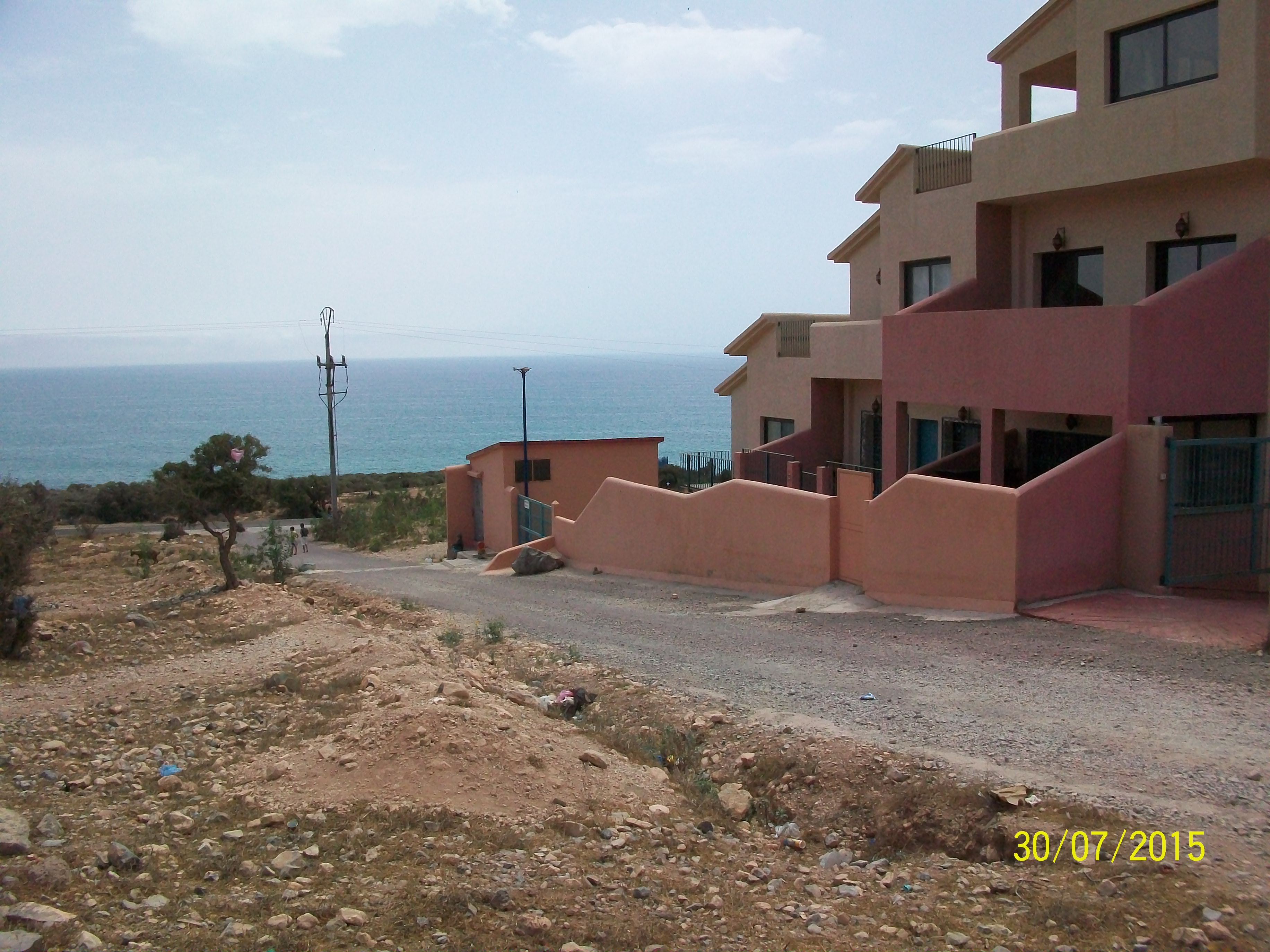 Terrain titré 340m² à Agadir au bord de mer