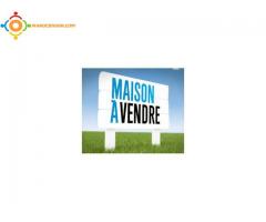 je vends une maison