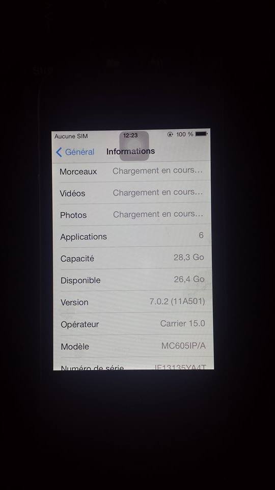 iphone 4 noir 32G