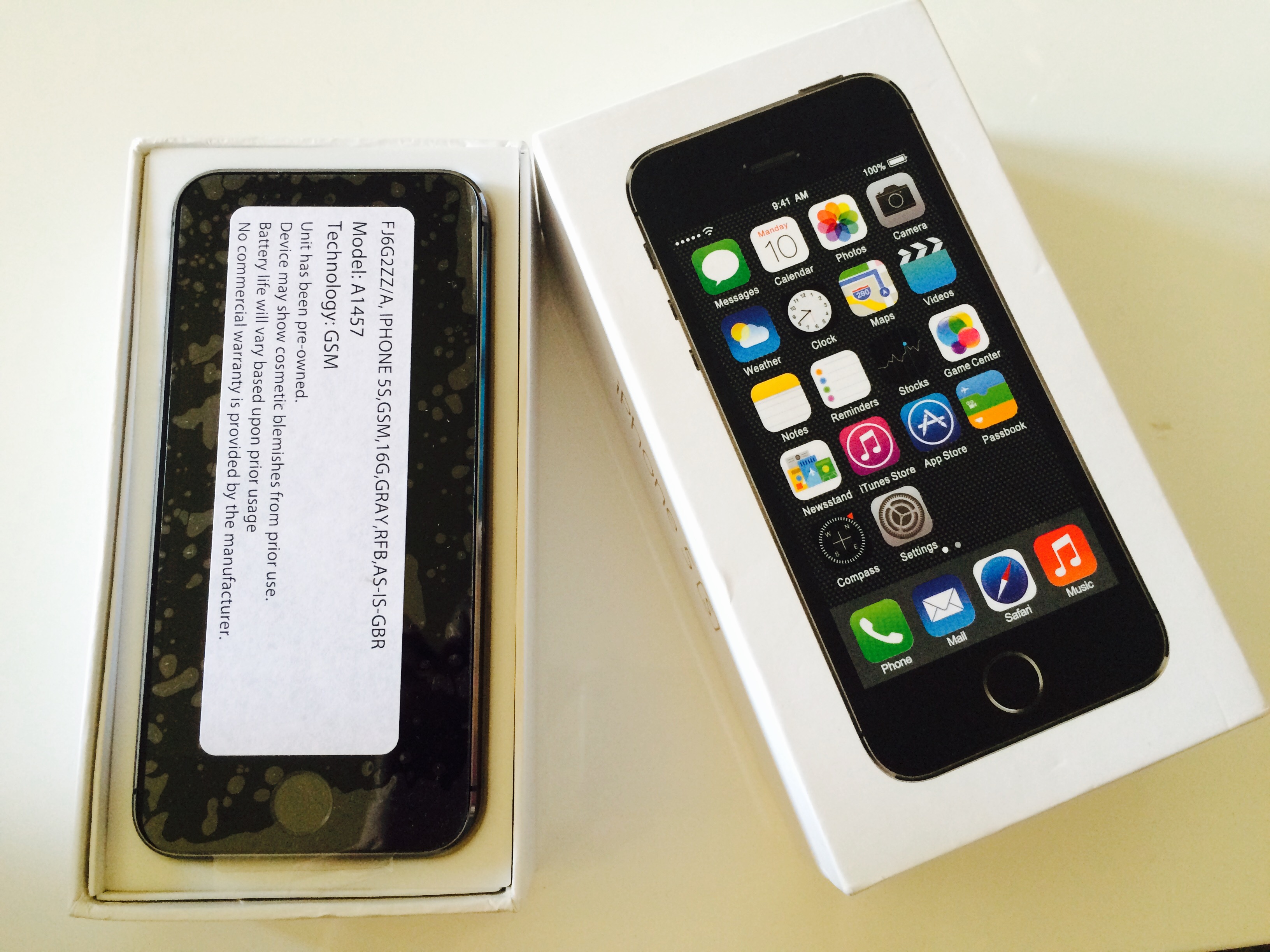 iphone 5s Noir 16 Go