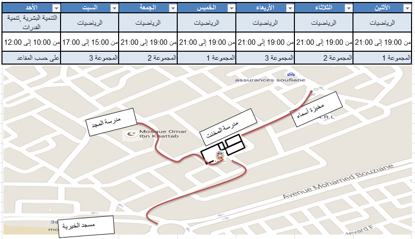 دروس الدعم  لفائدة تلاميذ الثانية باكالوريا