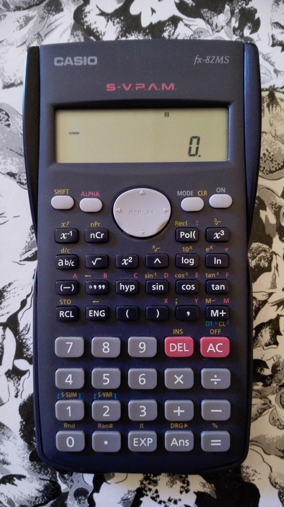 Calculatrice casio fx-82ms s-v.p.a.m