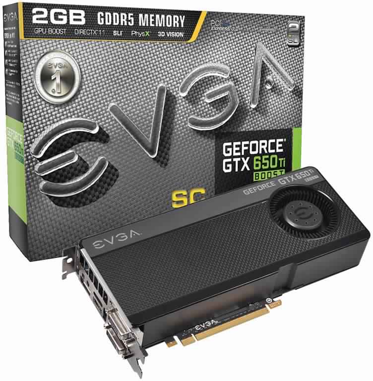 INVIDIA GTX 650 BOOST 2GB