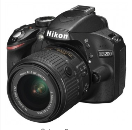 Nikon D3200 jdida + Objectif Nikon 18-55 mm VR II (Noir)