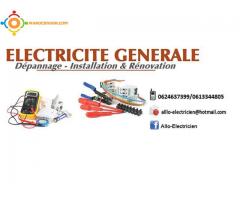 Electricien-Electricité générale