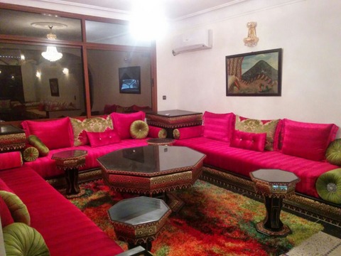 magnifique étage de villa meublé pour location de vacance FES