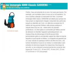 Pompes immergées 6000 Classic GARDENA