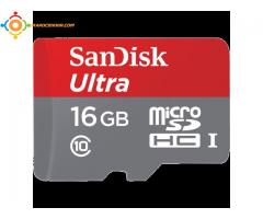 Carte Memoire Micro SanDisk Ultra 16Gb