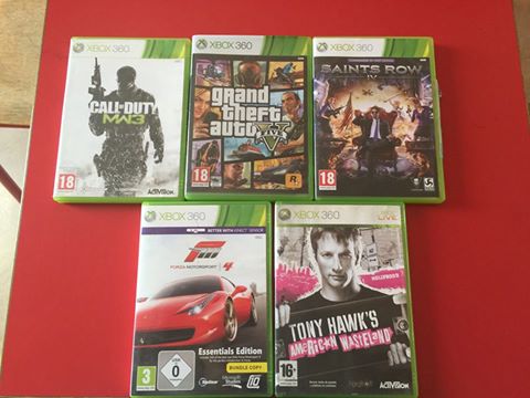 XBOX 360 ORIGINAL FNAC 500GO GTA 5 BLACK OPS 1 ETC