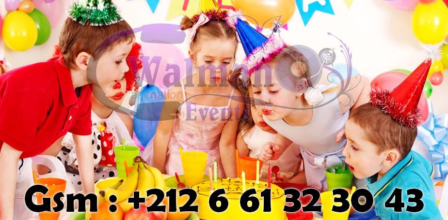 Animation des fêtes d'anniversaires pour Enfants à domicile 0661323043