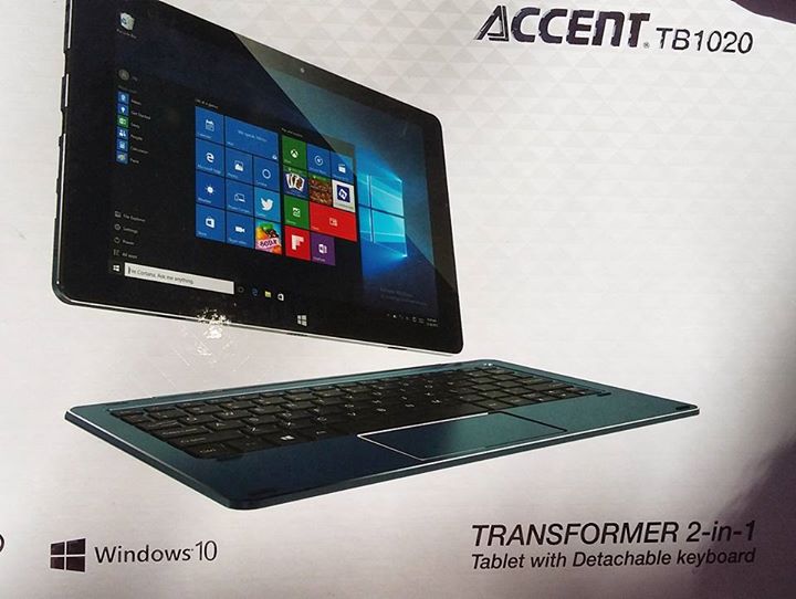 Tablette PC 2en1 Accent TB102 MEGA OFFRE