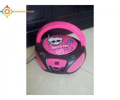 lecteur cd radio monster high