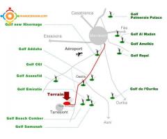 terrain d un hectar a vendre en campagne proche ville Marrakech