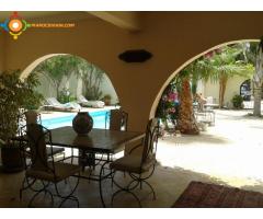 Location  villa Agadir avec piscine et jardin