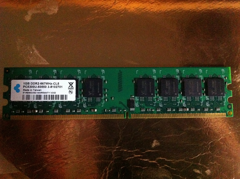 Ram 1G DDR2 pas la marque chinoise