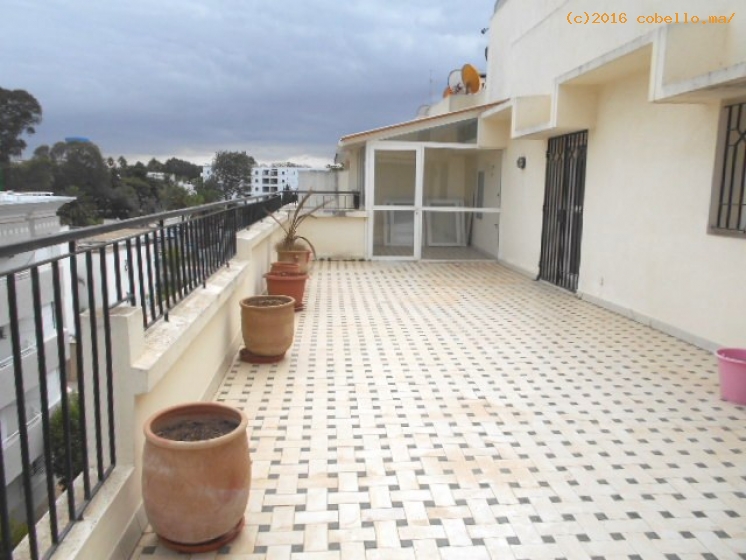 Joli appartement avec grande terrasse en location à agdal