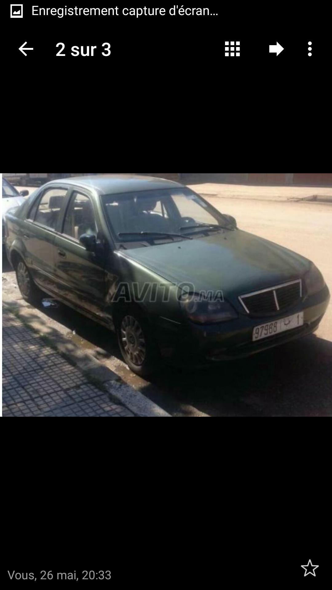 voiture geely à vendre