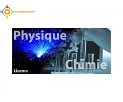 Cours particuliers physique chimie