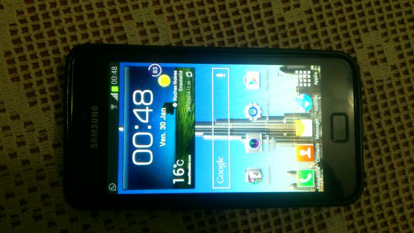 samsung galaxy S2 noir