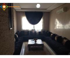 appartement trés bien meublé à louer à casablanca