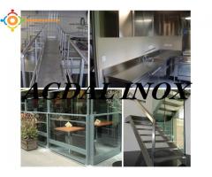 travaux d'inox et verre